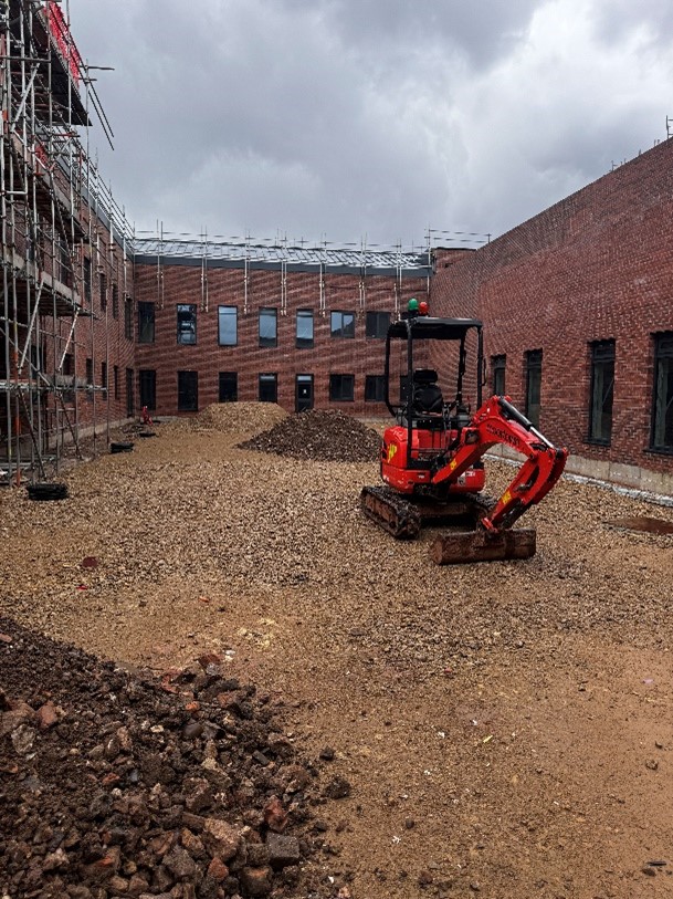 New build mental health in-patient hospital at Radbourne, Derby.