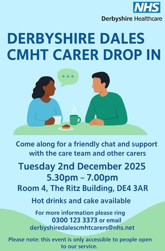 Derbyshire Dales Community Mental Health Carers Drop-in
