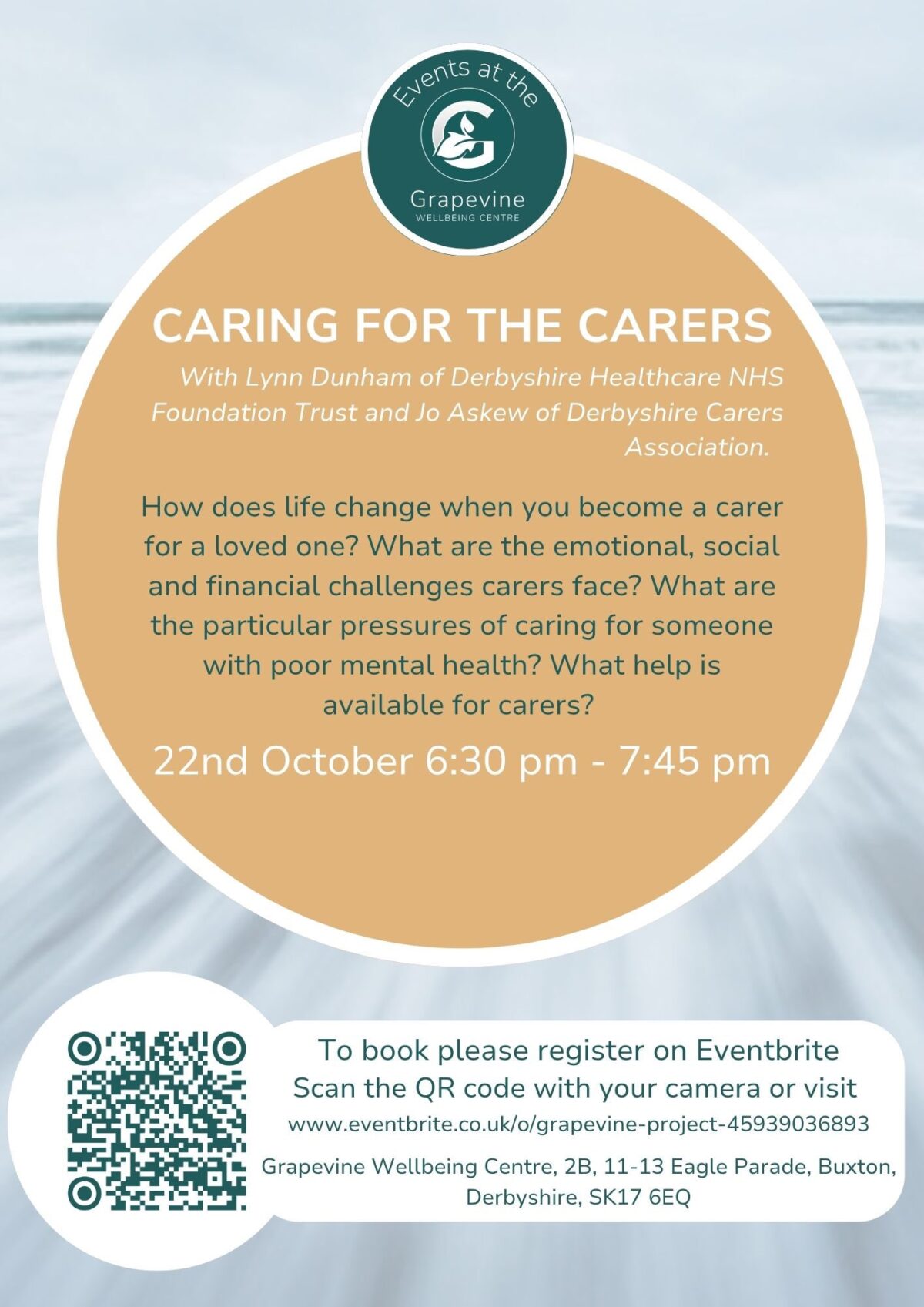 Caring for The Carers - Grapevine Wellbeing Centre free talk